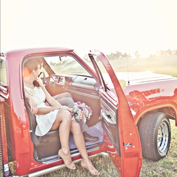 FINAL CHANCE Cream light transitional dress - Picture 6 of 7